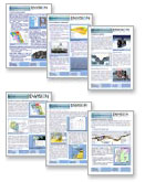 A series of themed sheets with a wide variety of examples of projects and work undertaken by Envision