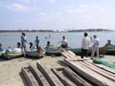 Fieldwork with local fishermen in India