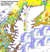 Marine habitat map for north west Scotland